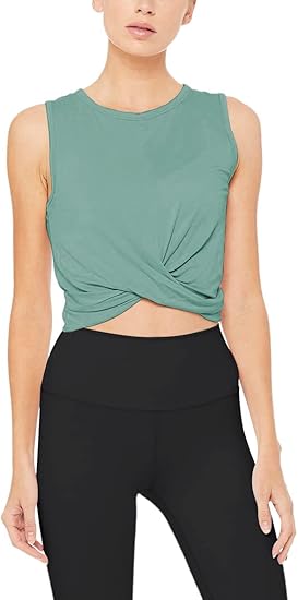 Cropped Workout Flowy Gym Athletic Clothes Slim