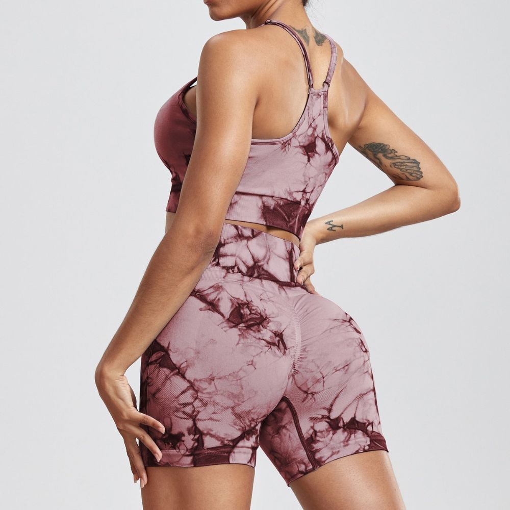 Tie Dye Seamless Workout Set