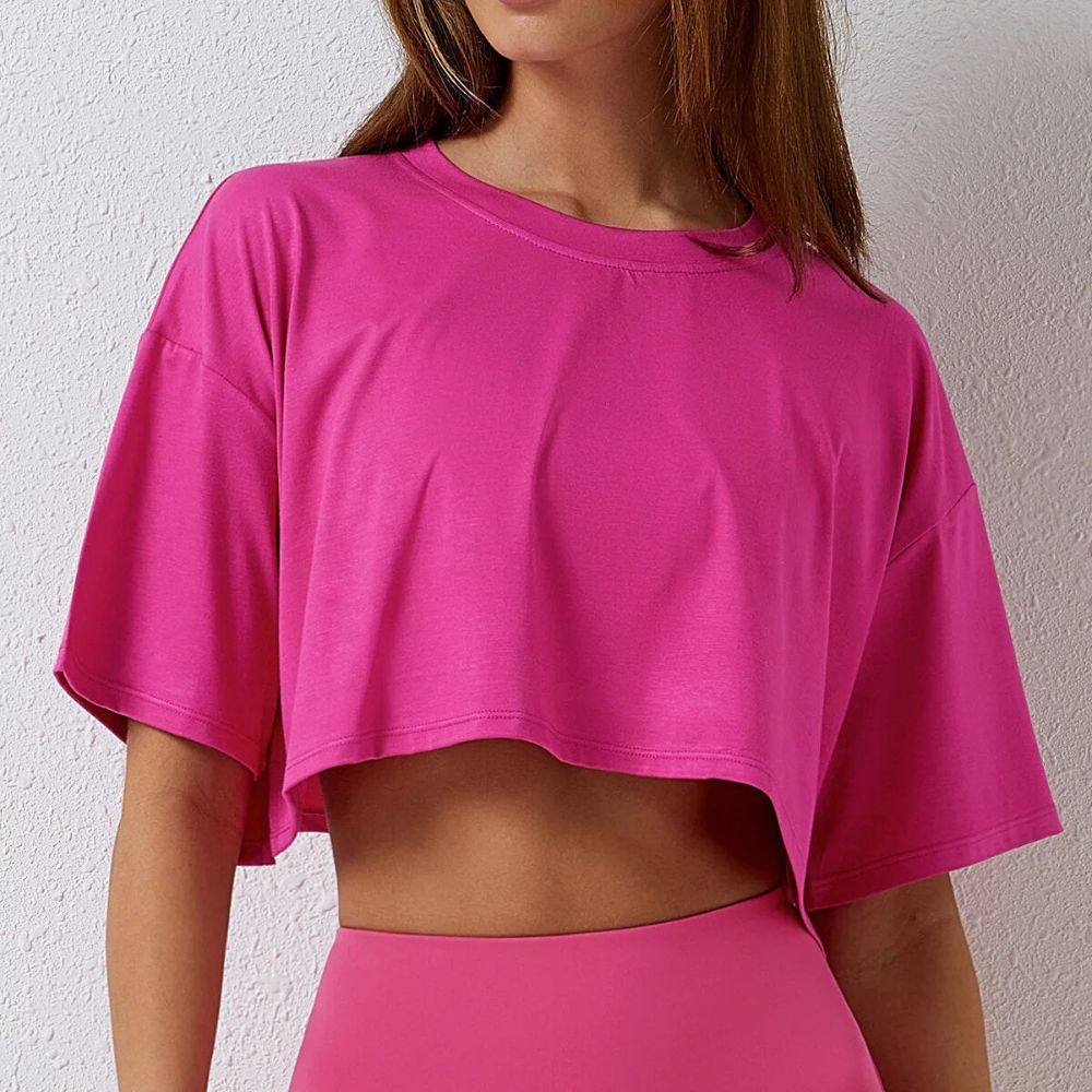 Seamless Oversized Women’s Crop Top