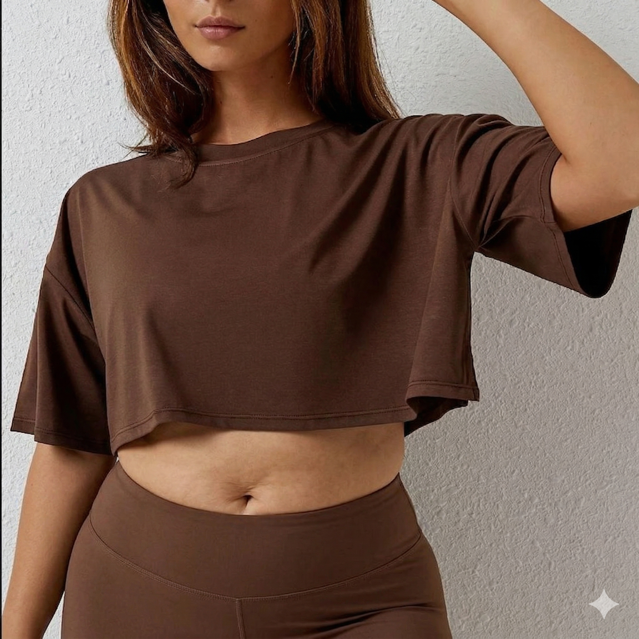 Seamless Oversized Women’s Crop Top