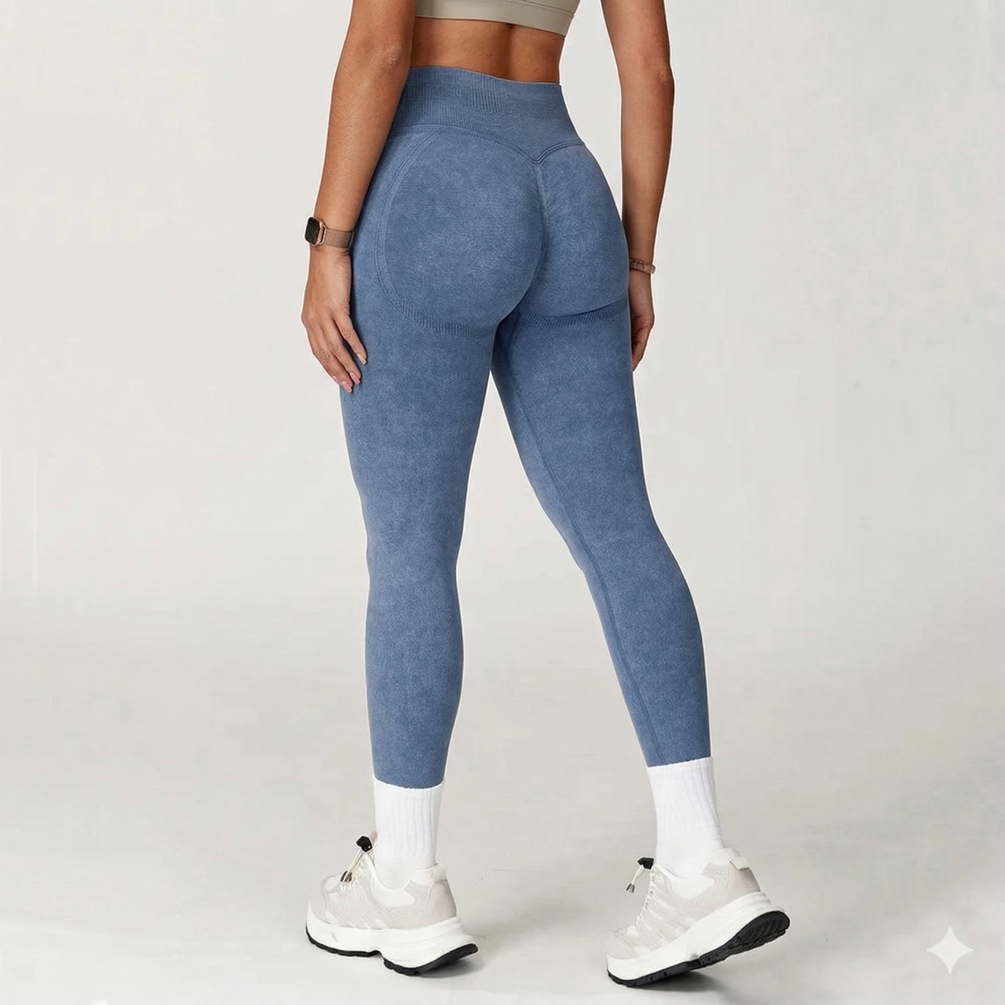 Yoga Pants Impact Leggings Seamless Pant High Waist Ribbed