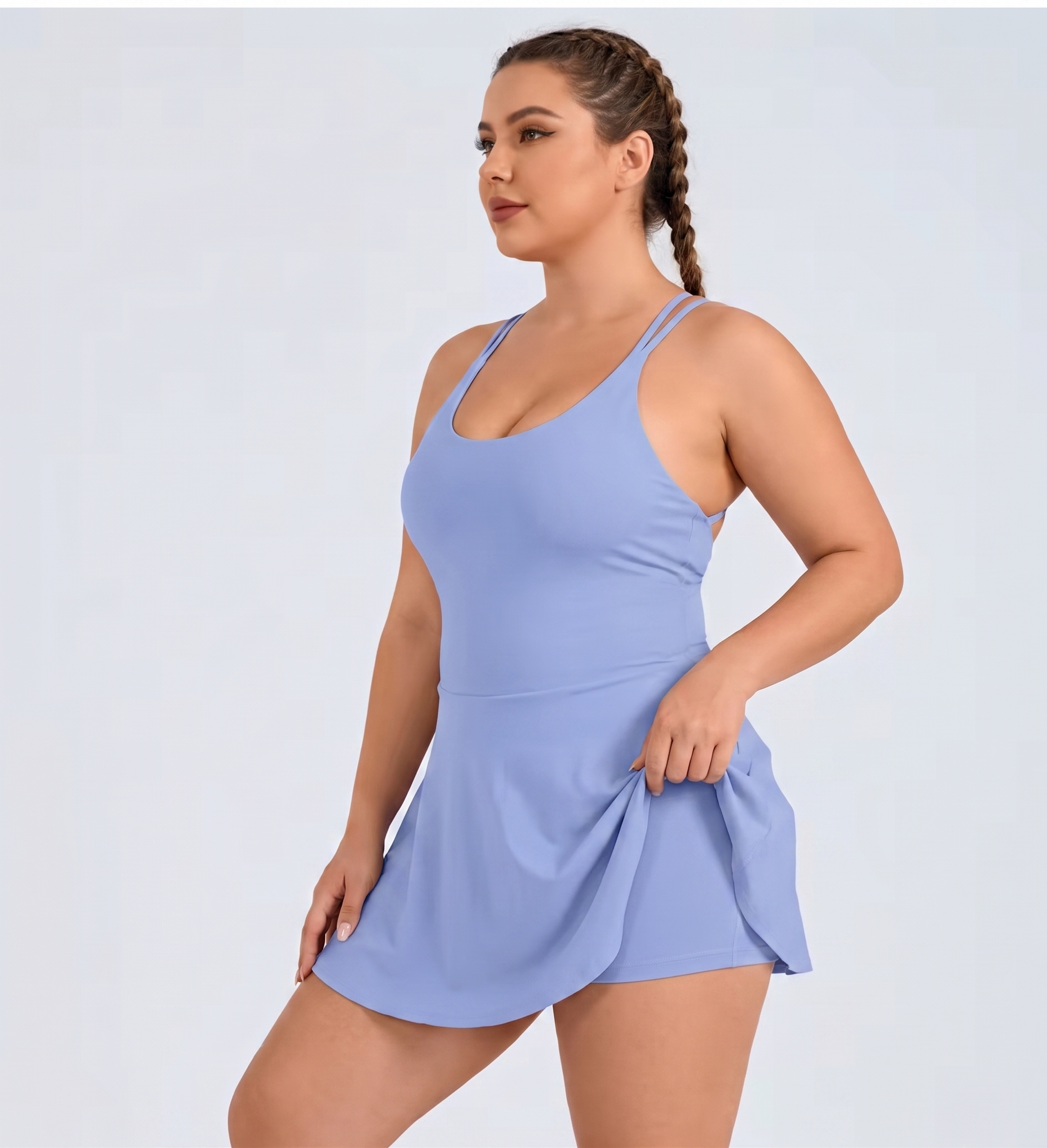 Activewear Athletic Skirt Workout Set