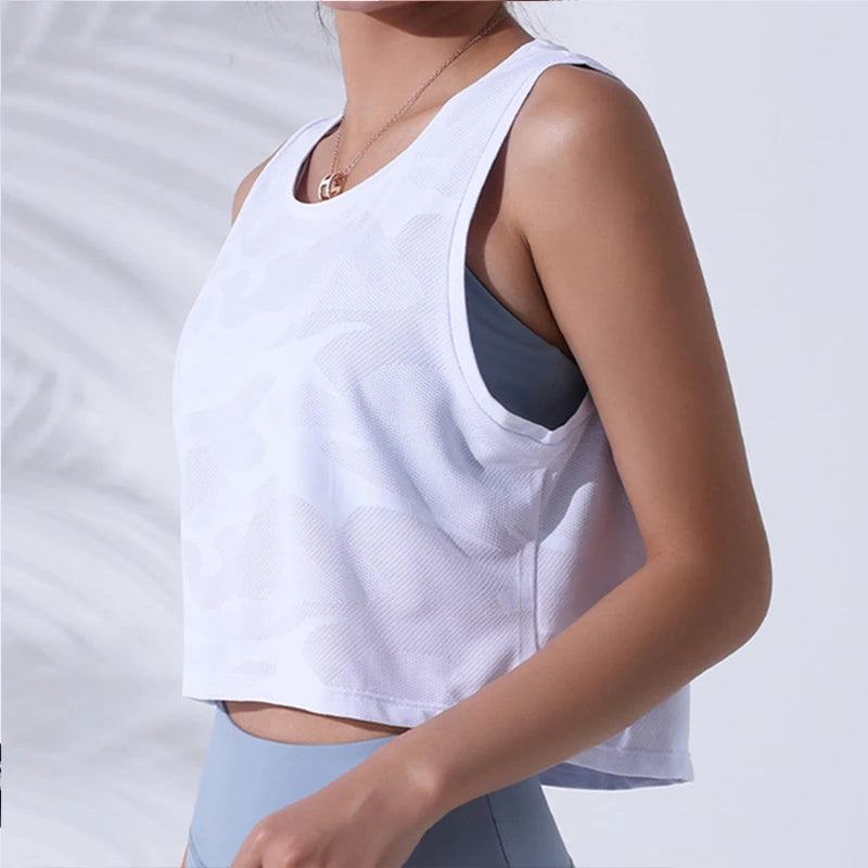 Gym Tank Tops Female Sportswear
