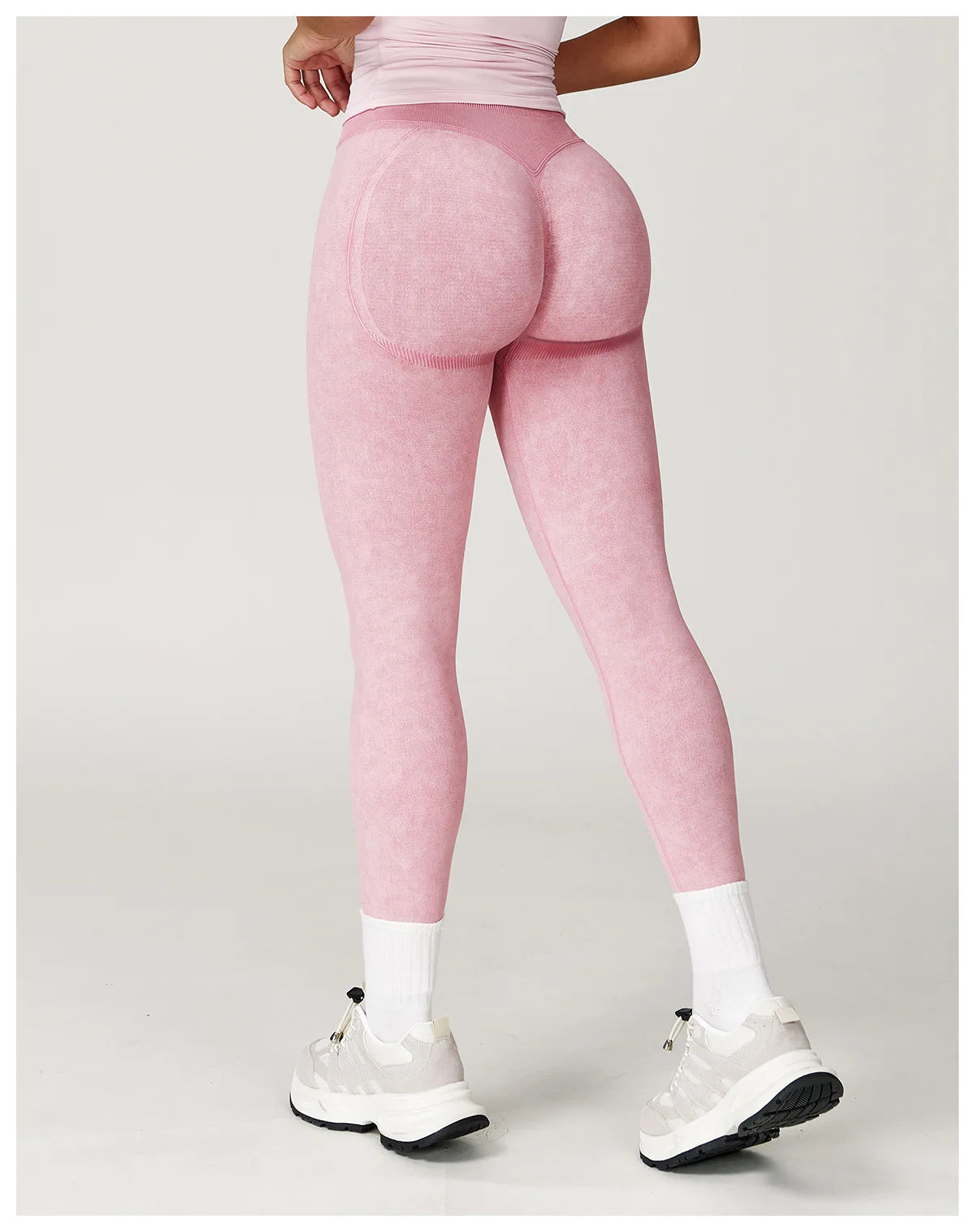 Yoga Pants Impact Leggings Seamless Pant High Waist Ribbed