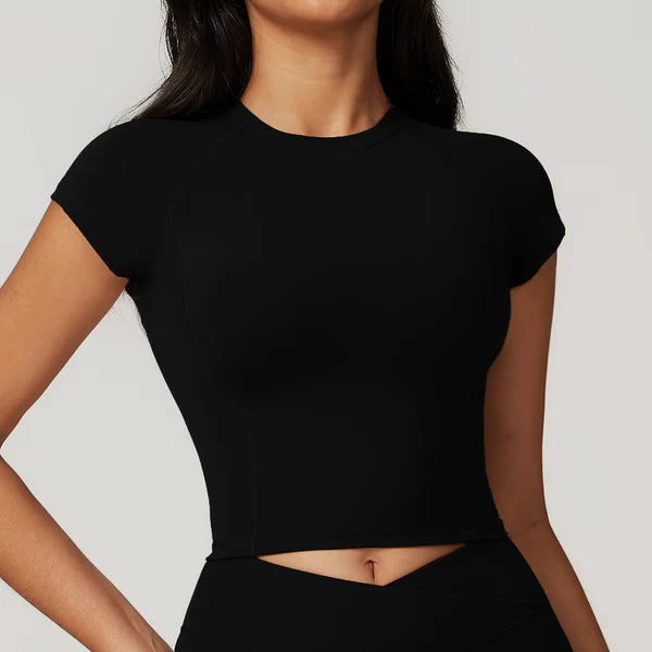 Short Sleeve Cropped Top