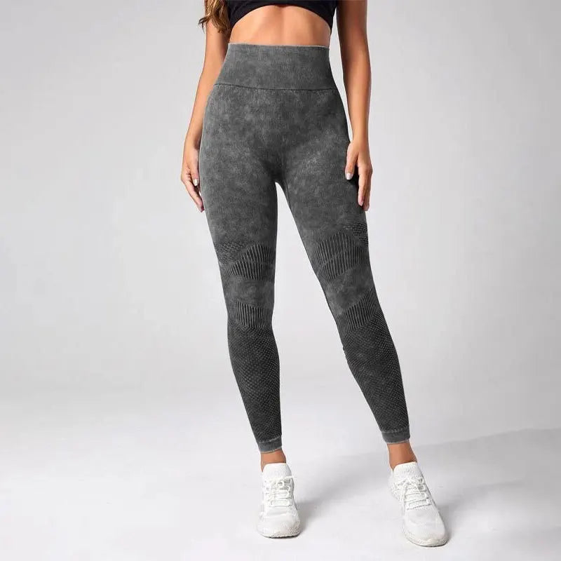 Yoga Leggings Gym High Waist Fashion Elastic Seamless Leggings
