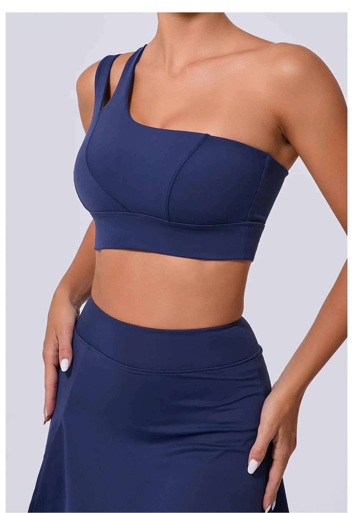 One Shoulder crop top Gym