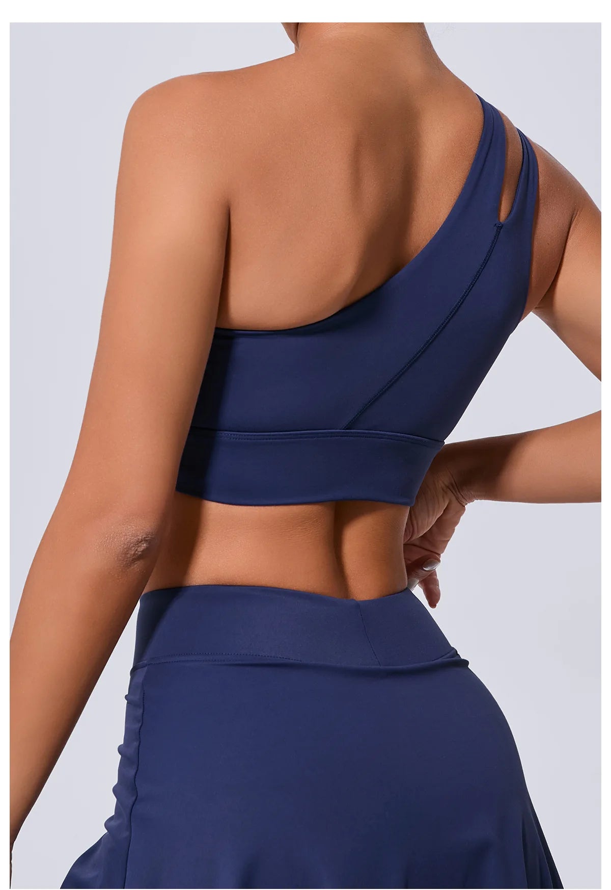 One Shoulder crop top Gym