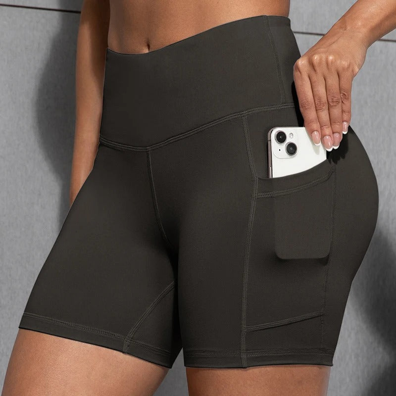Seamless Pocket Biker Shorts