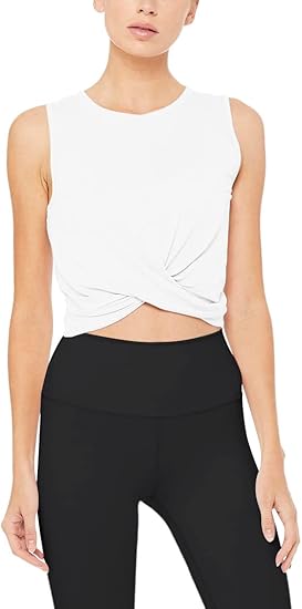 Cropped Workout Flowy Gym Athletic Clothes Slim
