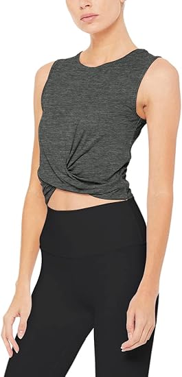 Cropped Workout Flowy Gym Athletic Clothes Slim