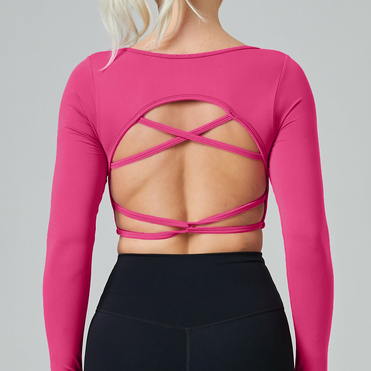 Long Sleeve Athletic Shirt Fitness Top