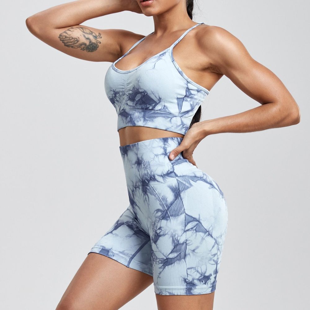 Tie Dye Seamless Workout Set