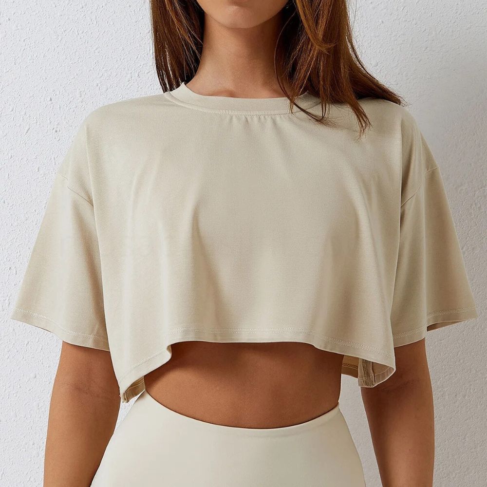 Seamless Oversized Women’s Crop Top