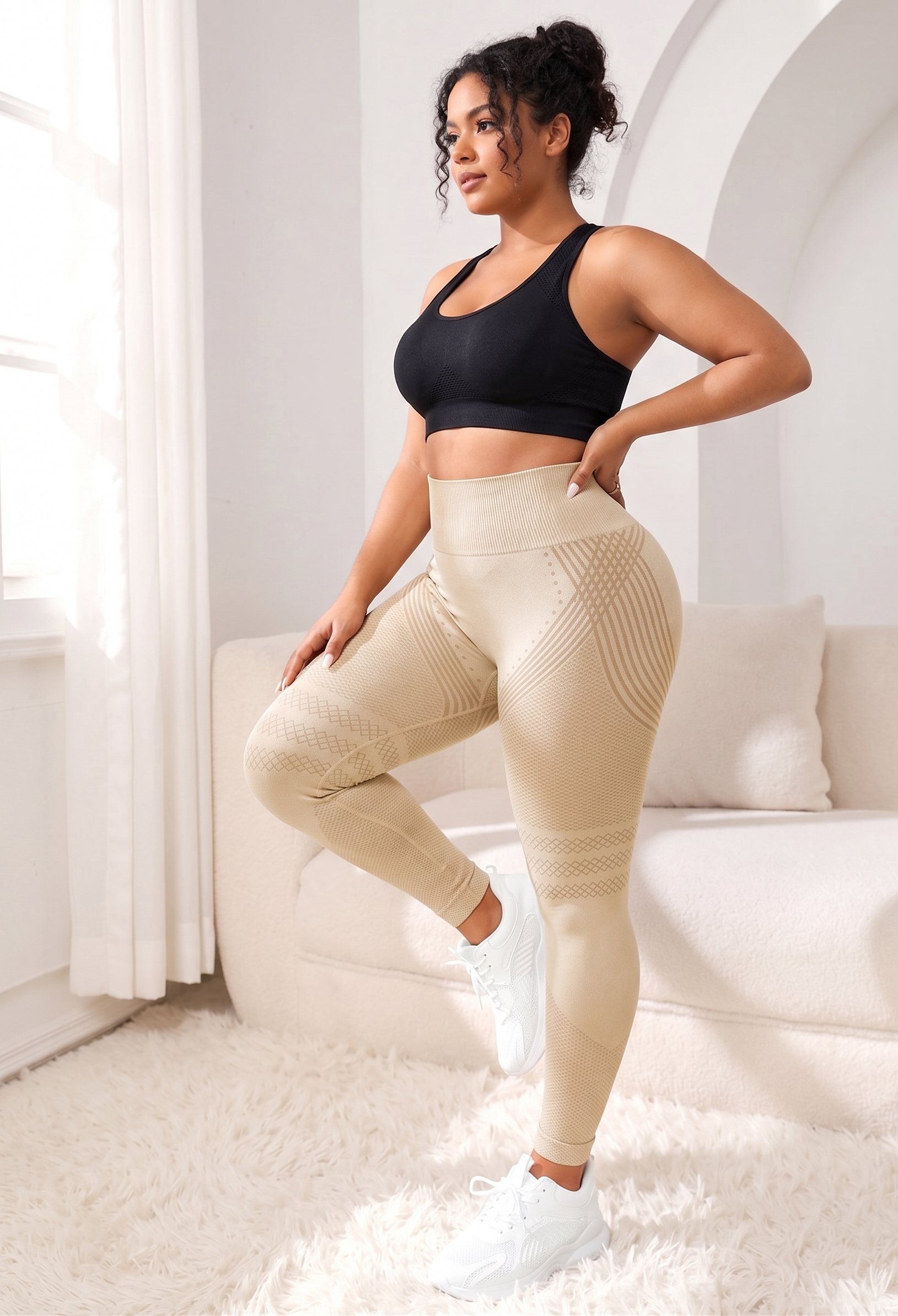 Lines Hip-Lifting Sports Leggings