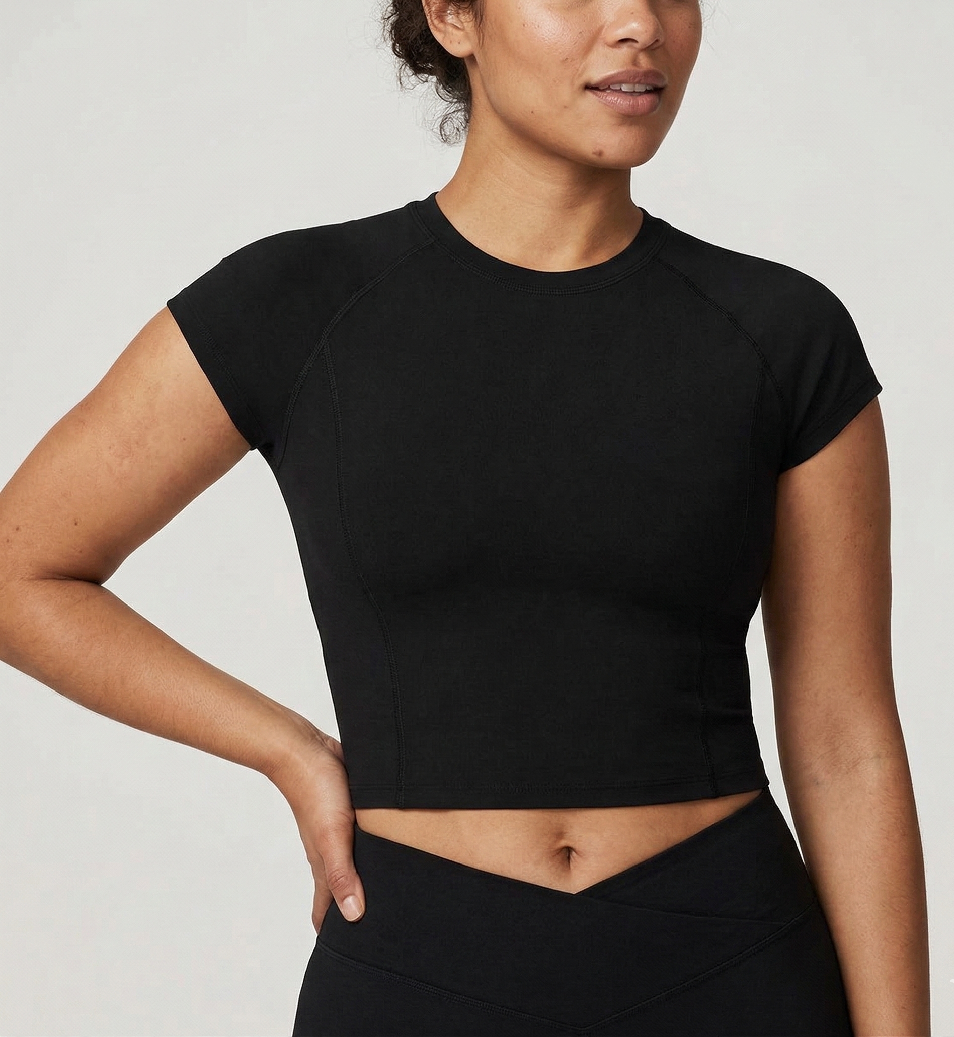 Short Sleeve Cropped Top