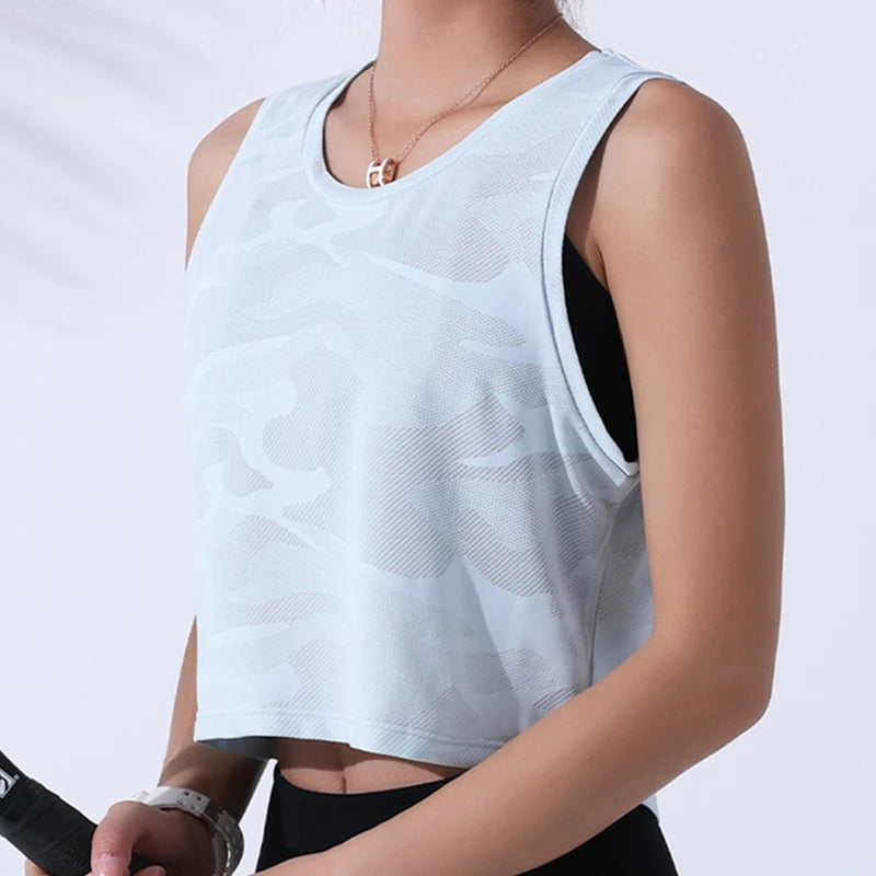 Gym Tank Tops Female Sportswear