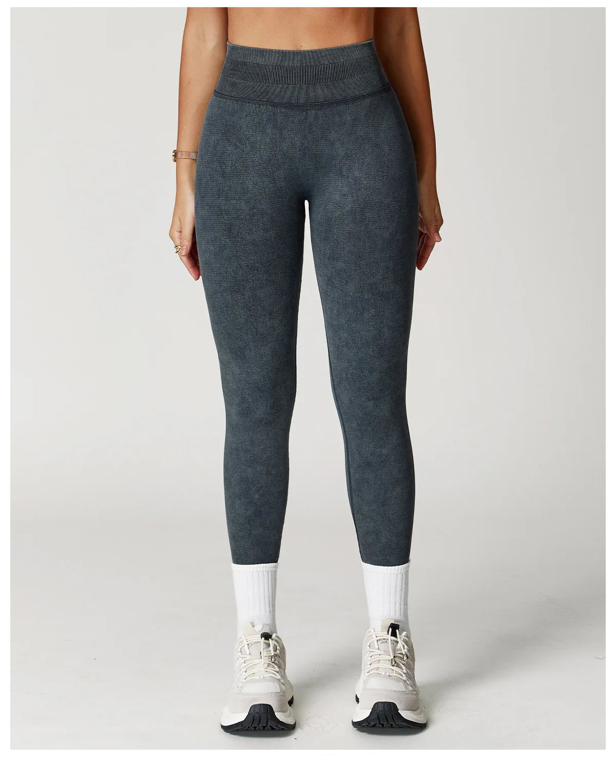 Yoga Pants Impact Leggings Seamless Pant High Waist Ribbed