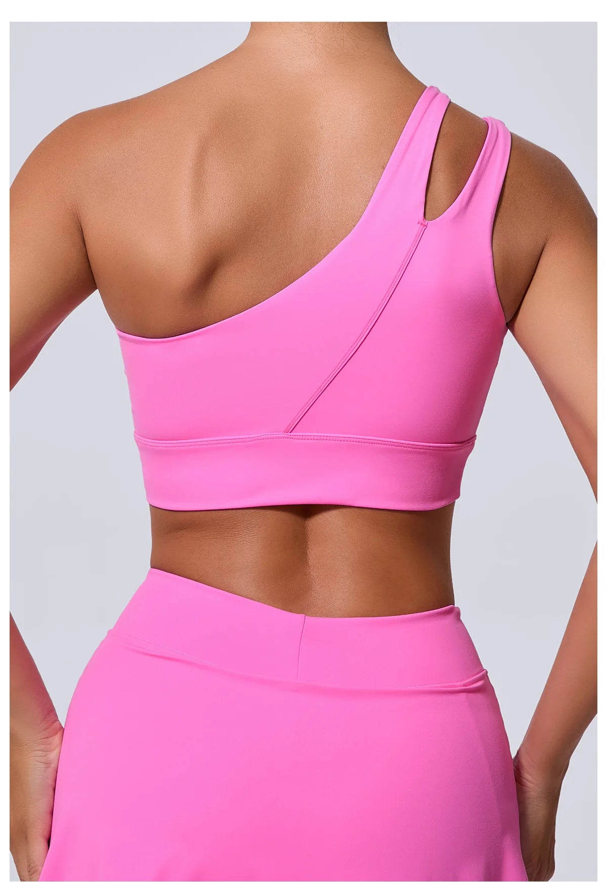 One Shoulder crop top Gym