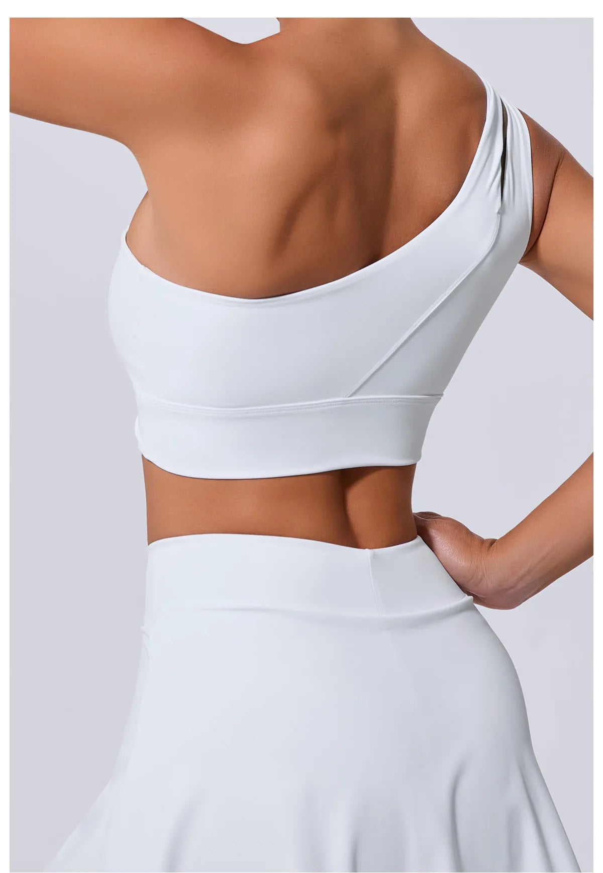 One Shoulder crop top Gym