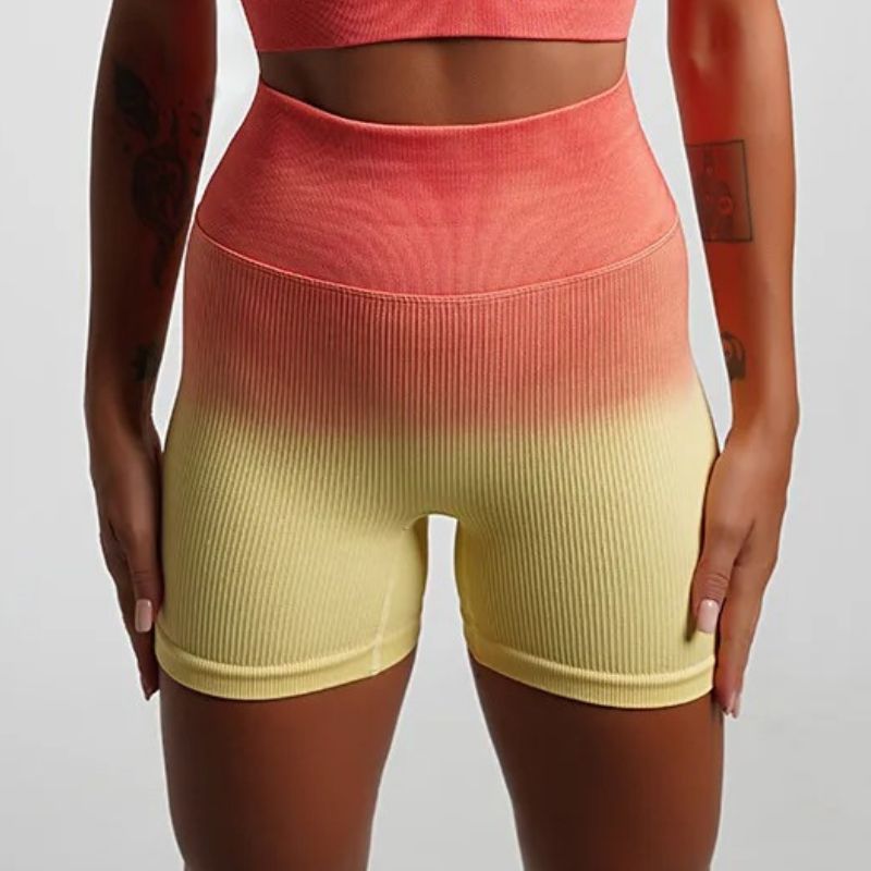 Gradient Seamless Biker Shorts