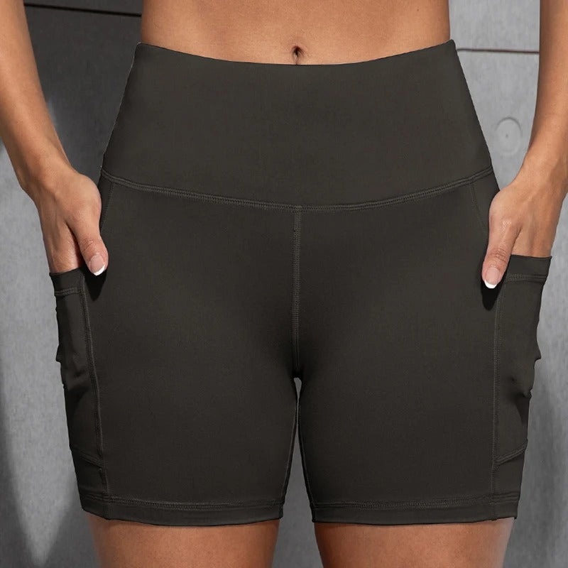Seamless Pocket Biker Shorts