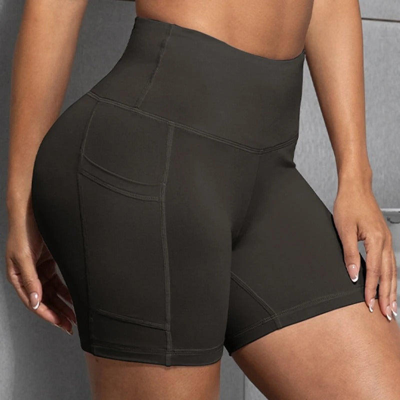 Seamless Pocket Biker Shorts