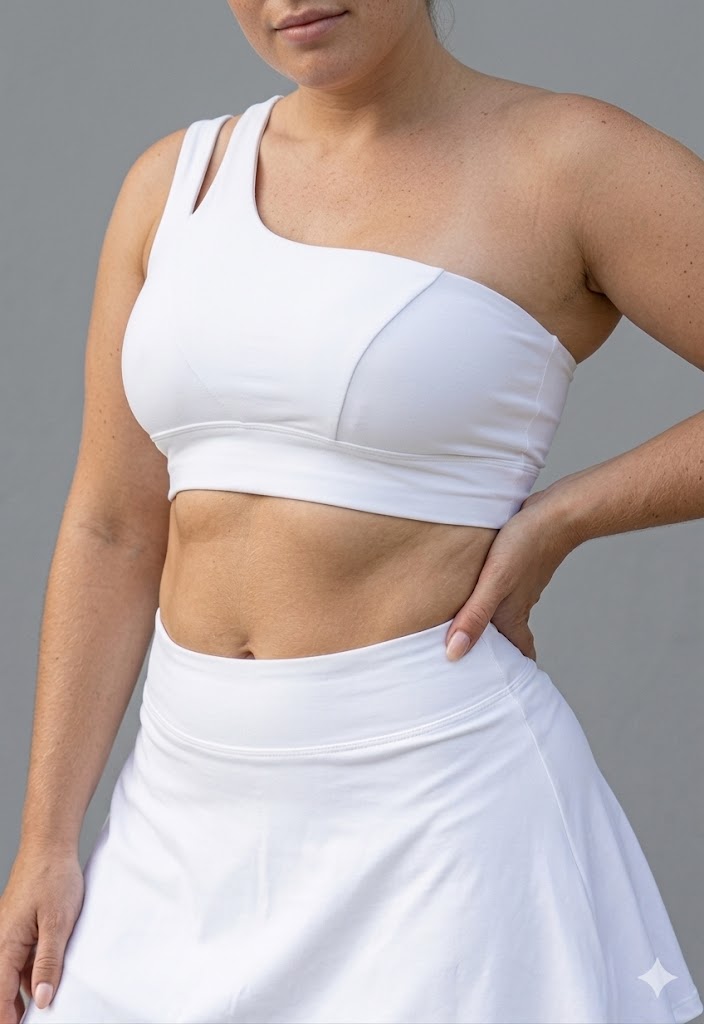 One Shoulder crop top Gym